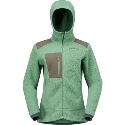 Norrøna Trollveggen Warm3 Zip Hood W'S Dark Ivy - L