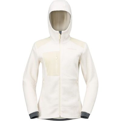 Norrøna Trollveggen Warm3 Zip Hood W'S Whisper White - XS