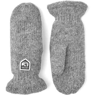 Hestra Basic Wool Mitt Grey - 7