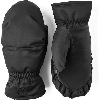 Hestra Women'S Primaloft Leather - Mitt Black - 7