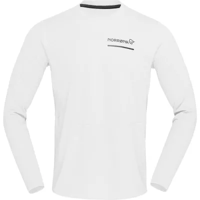 Norrøna Senja Equaliser Lightweight Long SleeveM's Snow White - S, kuva 1 / 1