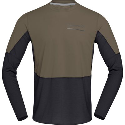 Norrøna Senja Equaliser Lightweight Long SleeveM's Olive Night - XL