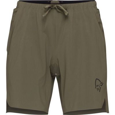 Norrøna Senja Flex1 8" Shorts W´s Olive Night - M