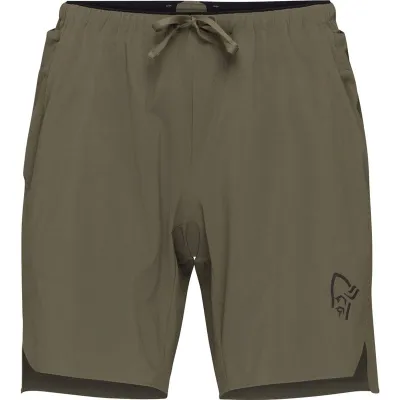 Norrøna Senja Flex1 8" Shorts W´s Olive Night - M, kuva 1 / 1