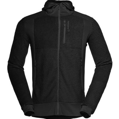 Norrøna Falketind Alpha120 Zip Hood M's Caviar - XXL