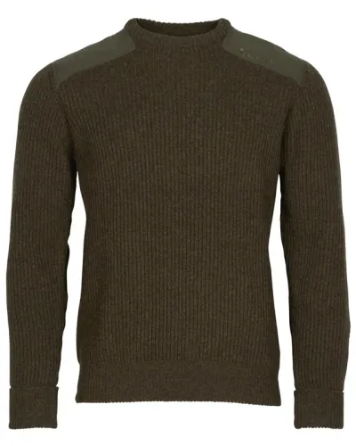 Pinewood Lappland Rough SWEATER Mossgreen Mel - XXL