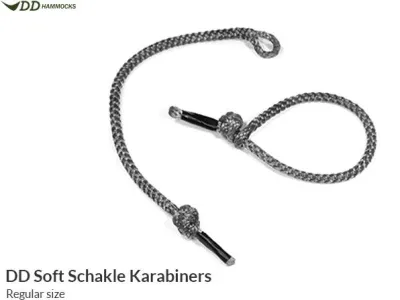 DD Hammocks Soft Shackle Karabiner x2 2 kpl