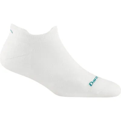 Darn Tough Run No Show Tab Ultra-Lightweight with C White - S