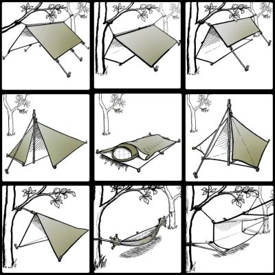 Bushmen Thermo-Tarp 2x3 tarppi