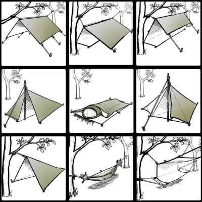 Bushmen Thermo-Tarp 2x3 tarppi