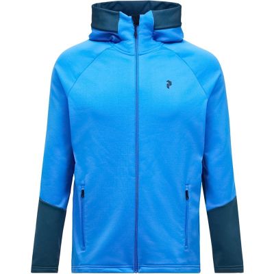 Peak Performance M Rider Essentials Zip Hood Azure Ascent/Mountain Lake - XXL