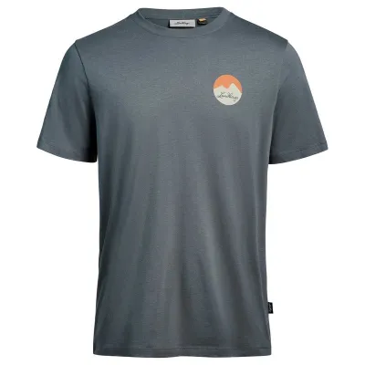 Lundhags Järpen Printed T-Shirt M Dk Sky Blue - S, kuva 1 / 1