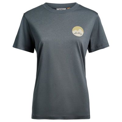 Lundhags Järpen Printed T-Shirt W Dk Sky Blue - XL