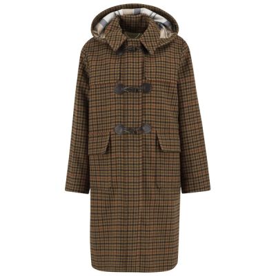 Barbour MELODY CHECK WOOL DUFFLE COAT