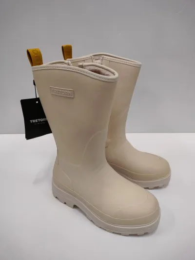 Tretorn Women's Halla Mid Winter - Naisten talvikumisaappaat 38 Birch (Outlet)
