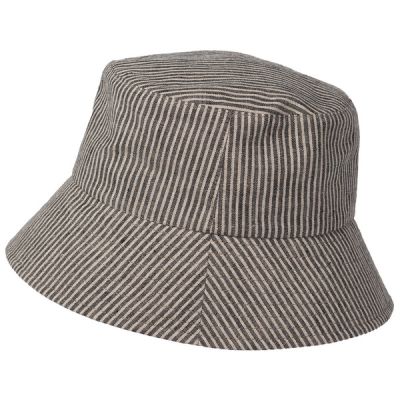 Salon Lakkitehdas BUCKET HAT LINEN STRIPE