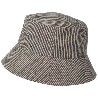 Salon Lakkitehdas BUCKET HAT LINEN STRIPE