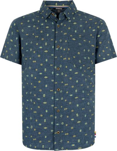 Sherpa Men's Bhutan Geo Short Sleeve miesten paita