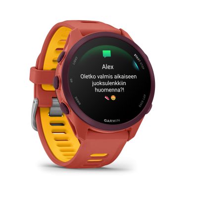 Garmin Forerunner 170 Music Red Pink/Mango urheilukello
