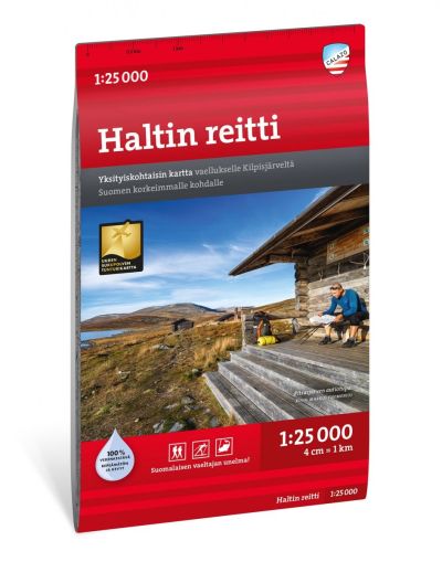 Calazo Haltin Reitti retkeilykartta, suomi