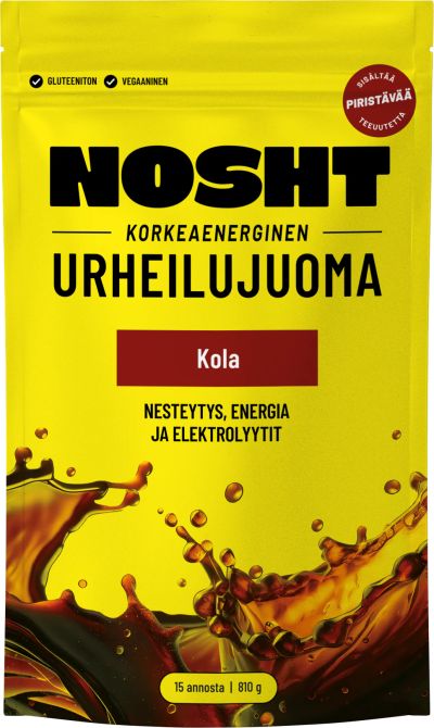 Nosht Korkeaenerginen Urheilujuoma Kola 810g urheilujuomajauhe