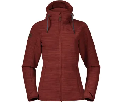 Bergans Hareid Fleece Jacket Women Chianti Red - XS, kuva 1 / 1
