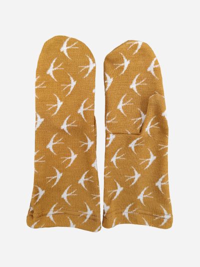 Svala Merino Design aluslapaset, Pääsky Okra/valkoinen S