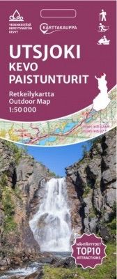Karttakauppa Utsjoki Kevo suomen retkeilykartta