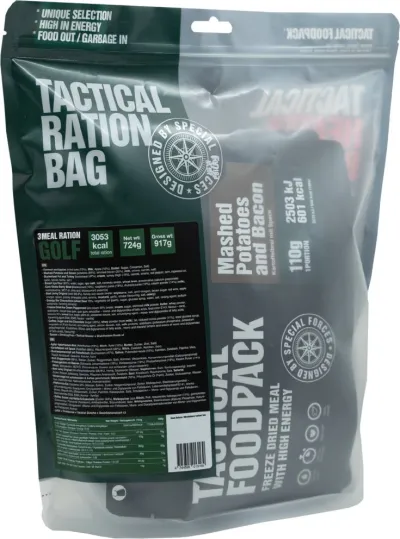 Tactical Foodpack 3 Meal Ration Golf retkiruoka ja urheiluravinne