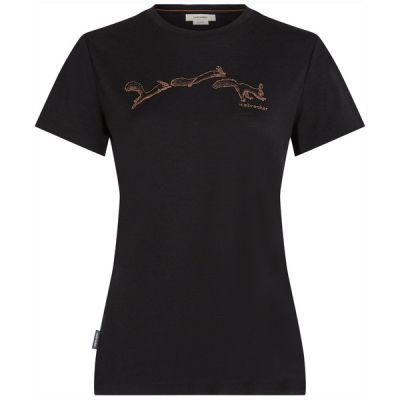 Icebreaker W MERINO 150 TECH LITE SS TEE AIRBOURNE SQUIRREL