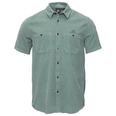 Elevenate M Estate Cord Shirt Sea Green - XL