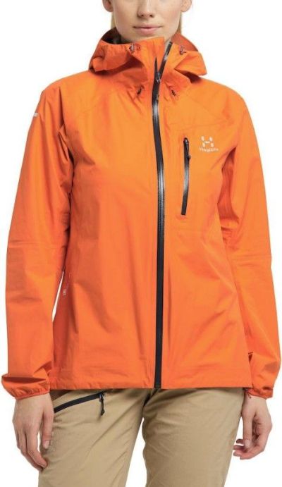 Haglöfs L.I.M W Jacket 2021 L Flame (Second Hand) second hand naisten kuoritakki