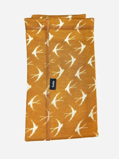 Merino Design -Pääsky, putkihuivi Okra/valkoinen Svala yksi koko, kuva 1 / 1