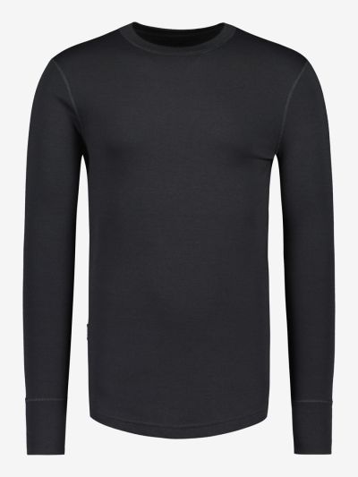 Merino Cordura O-neck -paita Musta Svala S
