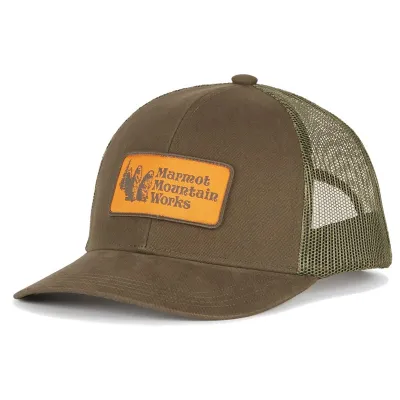 Marmot Retro Trucker Hat Olive Grove - Onesize, kuva 1 / 1