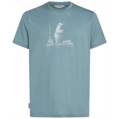 Icebreaker MEN MERINO 150 TECH LITE SS TEE POLAR PADDLE
