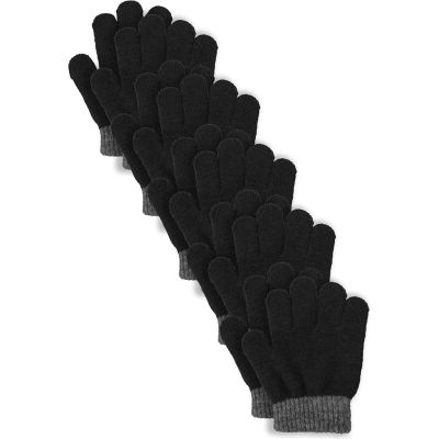 Lindberg Sundsvall Wool Glove, 5-P Black/Anth - A3