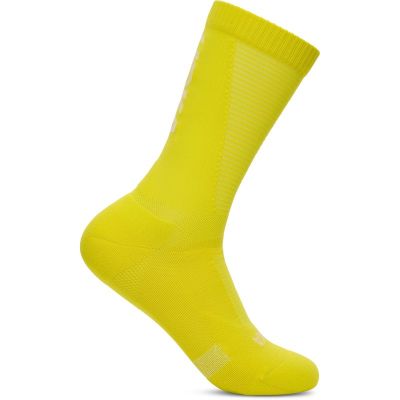 Hoka U Race Day Crew Sock Neon Yuzu - L