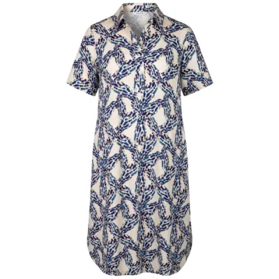 CUOSI KIA VISCOSE SHIRT DRESS SEASIDE