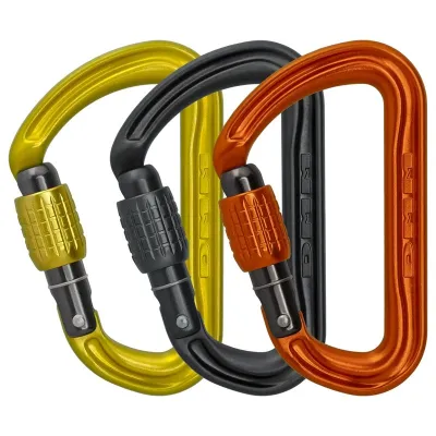 DMM Shadow Screwgate Colour Lime/Grey/Orange
