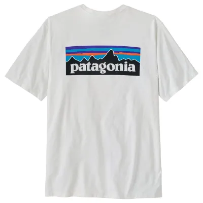 Patagonia M's P-6 Logo Responsibili-Tee Fiber White - L, kuva 1 / 1