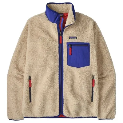 Patagonia M's Classic Retro-X Jkt Dark Natural W/Cobalt Blue - L, kuva 1 / 1