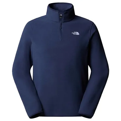 The North Face M Glacier Fleece 1/4 Zip Jacket Summit Navy - M, kuva 1 / 1