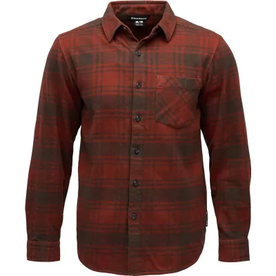 Black Diamond M Project Flannel Basalt-Iron Red Plaid - L, kuva 1 / 1