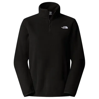 The North Face W Glacier Fleece 1/4 Zip Jacket Tnf Black - S, kuva 1 / 1