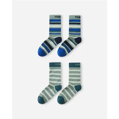 Reima Socks Parit 2-pack Stone Green - 30/33, kuva 1 / 1