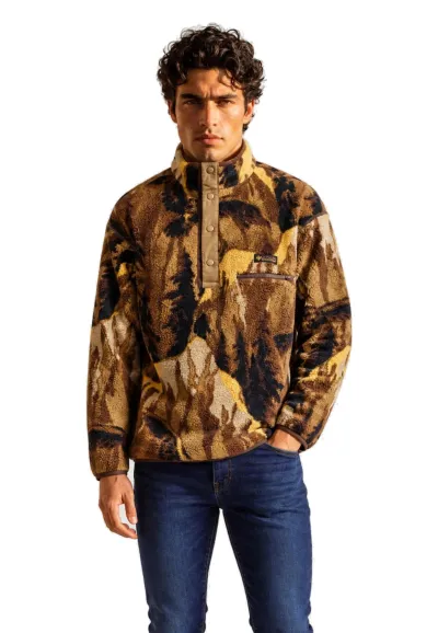 Columbia Helvetia II Printed Half Snap Fleece miesten fleecetakki