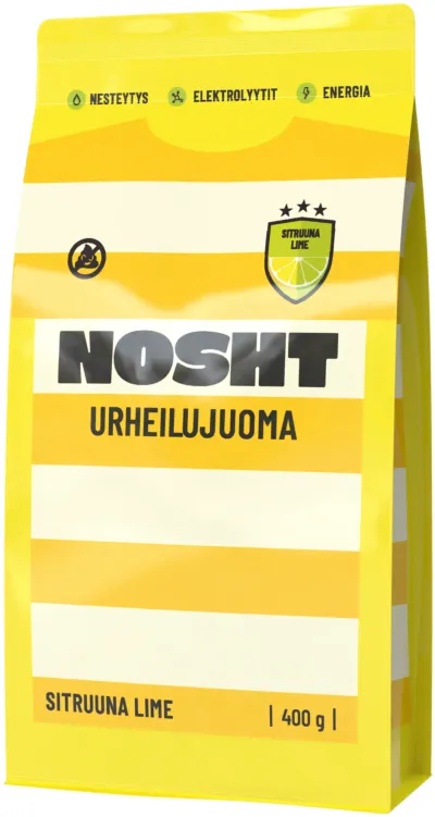 Nosht Urheilujuoma Sitruuna Lime 400g urheilujuoma