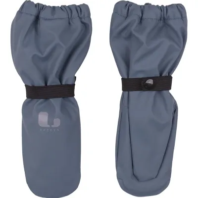Lindberg Varekil Rain Mitten, Fleece Blue - 1-2 y
