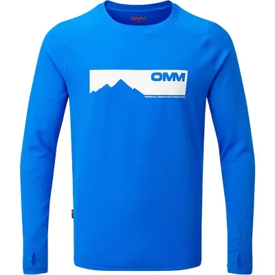 OMM Bearing Tee LS M Blue Mountains - M, kuva 1 / 1